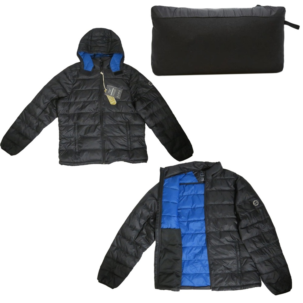 ABERCROMBIE & FITCH Removable Hood Packable Jacket